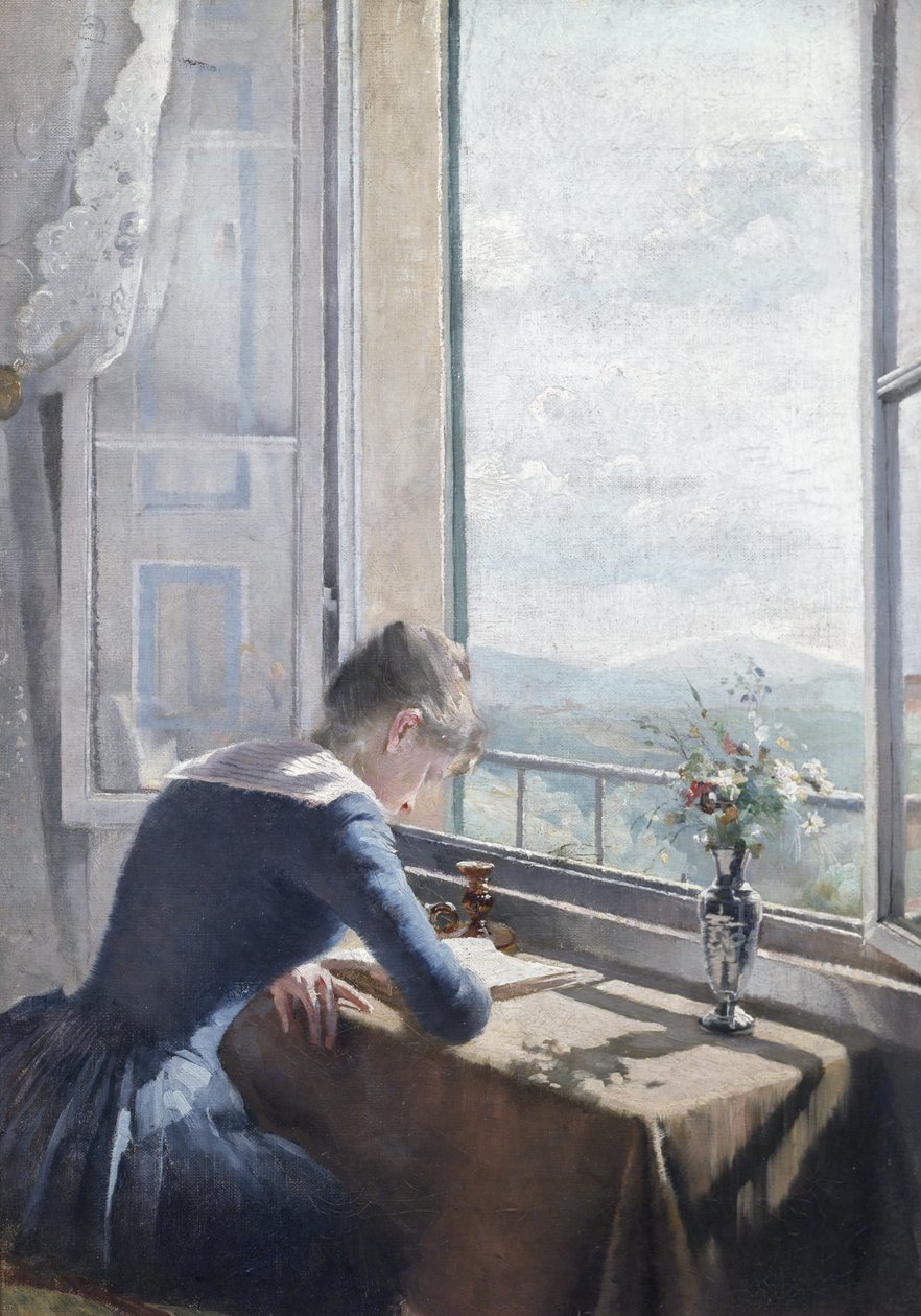 Asta Nørregaard — Woman Reading